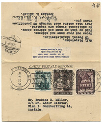 Österreich, 1957, NEW YORK - WIEN, United Nations Stempel auf ...