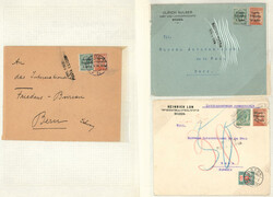 Trentino-Alto Adige, 1919, Partie Belege aus selbiger Korrespondenz ...