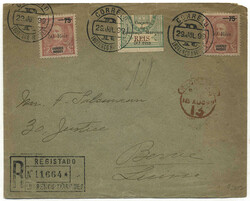 LORENCO MARQUES, (Mozambique), 1899, Registered cover via London to ...