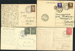 Italien - Besetzungsgebiete, 1934 Ital. 30c braun Ganzsachenkarte + ...