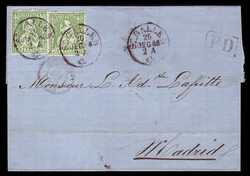 5655146: Switzerland sitting Helvetia perforated