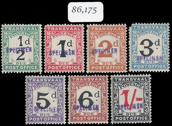 7999: Transvaal - Postage due stamps