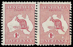 1750010: Australien - Känguruhs - erstes Wasserzeichen