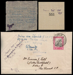 216010: Postal History, Pigeon, Pigeon Mail