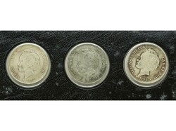 Lote 12 monedas 5 Pesetas. 1871 a 1894. AMADEO I a ALFONSO XIII. AR ...
