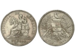 1 Peso. 1894. 24,82 grs. AR. (Golpecitos en gráfila). KM-210. EBC-.