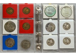 Lote 12 monedas 1 a 25 Ecu. 1990 a 1991. AR (6), CuNi, Latón. A ...