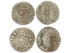Lote 2 Diners. JAUME I. ARAGÓN. AR. Cru.VS-318. MBC-.