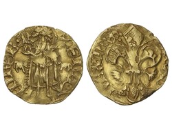 1/2 Florí. ALFONS IV. MALLORCA. Anv.: S IOHA - NNES BM. Rev.: ...