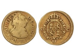 1/2 Escudo. 1788. SEVILLA. C. 1,69 grs. AC-1318. MBC-.