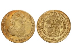 2 Escudos. 1787. SEVILLA. C.M. 6,68 grs. (Cordoncillo algo flojo a ...