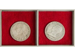 Lote 2 monedas 4 Reales. 1810, 1811. MADRID. A.I. 5,86 y 5,75 grs. ...