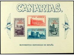 5960: Spanien Kanarischen Inseln Flugpost.