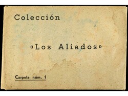 ESPAÑA. HISTORIA POSTAL. II GUERRA MUNDIAL. Serie de 6 tarjetas ...