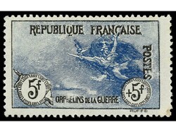 FRANCIA. SERIE COMPLETA. 8 valores. RARA. 5 f. esquina reparada. A ...