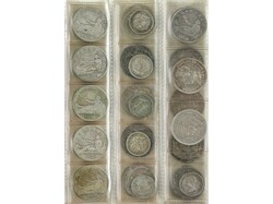 Lote 149 monedas 50 Céntimos (83), 1 (43) y 2 Pesetas (23). 1869 a ...