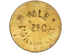 25 Céntimos. MARCHENA. Latón. AC-45; HG-235. MBC-.