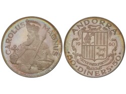 50 Diner. 1960. 28,11 grs. AR. Carlomagno. Bruce-M1. Tirada: 3.100 ...