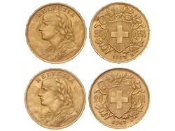 100.70.450: Multiple Lots - Coins - Switzerland