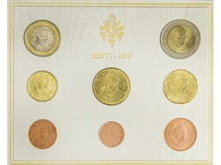 Set 8 monedas 1 Céntimo a 2 Euros. 2006. JUAN PABLO II. En ...
