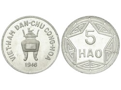 5 Hao. 1946. 2,39 grs. Al. KM-2.2. SC.