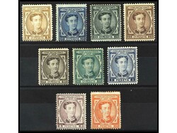 ESPAÑA. SERIE COMPLETA. 9 valores. Centrados habituales. A EXAMINAR. ...