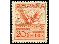 ESPAÑA. 20 cts. rosa. Muy bien centrado. Ed.454. Cat. 80€