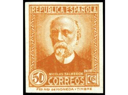 ESPAÑA. SERIE COMPLETA SIN DENTAR. PRECIOSA. RARA. Ed.662s/75s. Cat. ...
