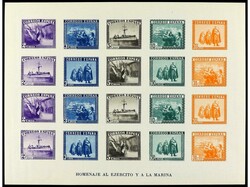 ESPAÑA. HOJITAS BLOQUE. Ed. 847 reengomada. A EXAMINAR. Ed.847, ** ...