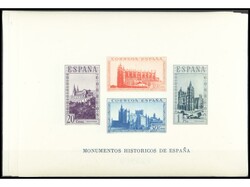 ESPAÑA. 3 HB. SIN DENTAR. PRECIOSAS. OCASIÓN. Ed.848(3). Cat. 675€