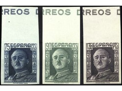 ESPAÑA. SERIE COMPLETA SIN DENTAR. Todos con el mismo borde superior ...