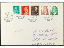 ESPAÑA. CAUDILLO A CANARIAS SIN NÚMERO. Carta enviada en MADRID el ...