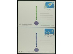 ESPAÑA ENTEROS POSTALES: DE INICIATIVA PRIVADA. BALEARES Y CANARIAS. ...