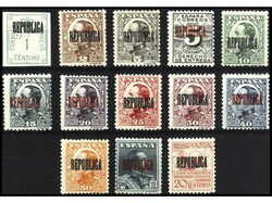 ESPAÑA E. LOCALES REPUBLICANAS: BARCELONA. SERIE COMPLETA con error ...