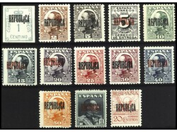 ESPAÑA E. LOCALES REPUBLICANAS: BARCELONA. SERIE COMPLETA con error ...