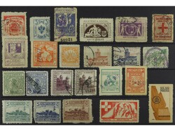 ESPAÑA GUERRA CIVIL. Colección de 160 piezas diferentes montada en ...