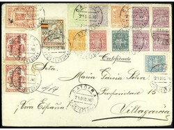 ESPAÑA GUERRA CIVIL. 1936. Carta certificada de CATOIRA a ...