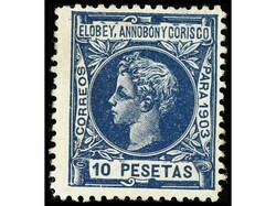 COLONIAS ESPAÑOLAS: ELOBEY, ANNOBON Y CORISCO. SERIE COMPLETA. 18 ...