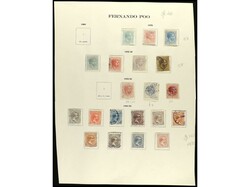 LOTES y COLECCIONES. COLONIAS ESPAÑOLAS. FERNANDO POO. Conjunto en ...