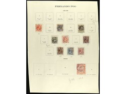 LOTES y COLECCIONES. COLONIAS ESPAÑOLAS. FERNANDO POO. Conjunto en ...