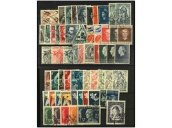 PAÍSES BAJOS. Conjunto de series de I Centenario montada en fichas. ...