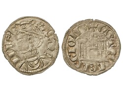Cornado. SANCHO IV. LEÓN. Anv.: Estrella detrás de corona. 0,74 grs ...