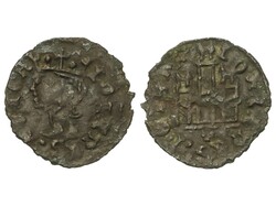 Cornado. JUAN II. TOLEDO. Rev.: T debajo castillo. IOhAANES: DEI GRA. ...