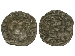 Cornado. JUAN II. BURGOS. Rev.: IOhANES DEI GR(AC)I. León. 0,89 grs. ...