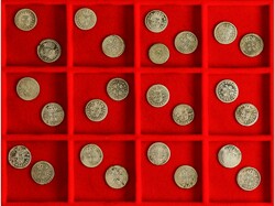 Lote 25 monedas 1/2 Real. 1719 a 1740. CUENCA (9), MADRID (11), ...