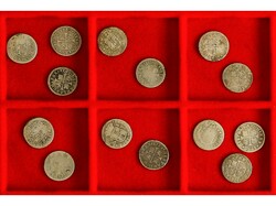 Lote 14 monedas 1/2 Real. 1738 a 1752. MADRID (10), SEVILLA (2), no ...