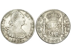 8 Reales. 1808. MÉXICO. T.H. 26,64 grs. (Golpecitos, raya en ...