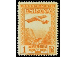ESPAÑA. SERIE COMPLETA. 5 valores. Dentado 14 y A000,000 y 1 pta. ...