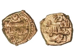 Fracción de Dinar. ABD AL-MALIK AL-MUZAFFAR. 1,27 grs. Electrón. ...