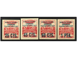 ESPAÑA: ASTURIAS Y LEON. SERIE COMPLETA SIN DENTAR. Cert. CEM. ...